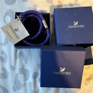 Swarovski Deep Purple Crystal Bracelet
